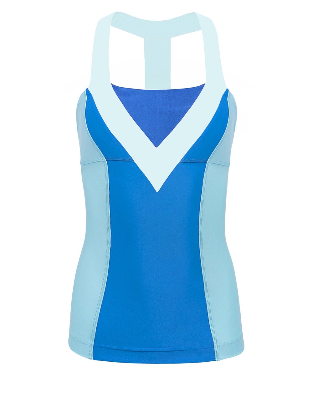 Crowned Athletics Blue Beauty Sleep Athletic Top - XS